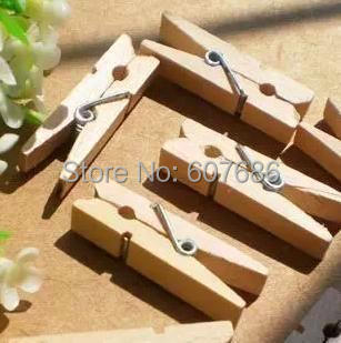 1000 Pieces Mini Wooden Clothespins Clothes Pins 3.5*0.7cm Natural Wood  Spring Clip Pegs For Photo Paper Craft Toy Free Shipping - AliExpress